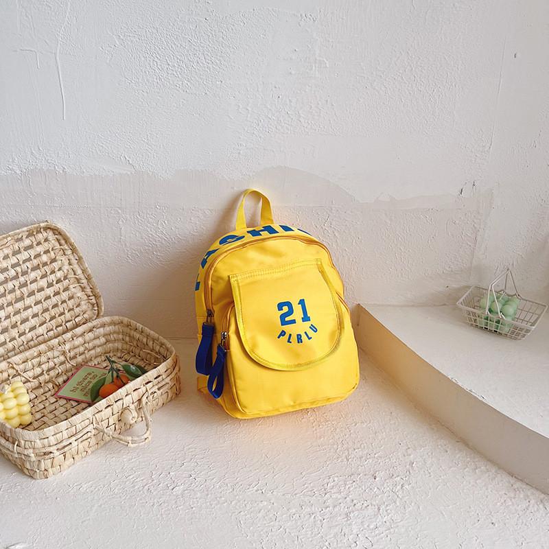 Stylish Korean Design Lightweight Canvas Backpack For Preschool Kids With Breathable Features