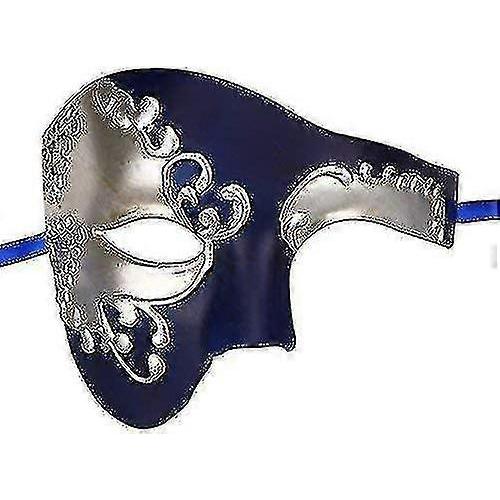 Vinta Face Men's Of The Opera Venetian Masquerade Mask-u