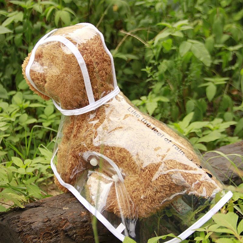 

Дождевик для собак на открытом воздухе, водонепроницаемый пончо для щенков, одежда для животных, дождевик для собак XL белый