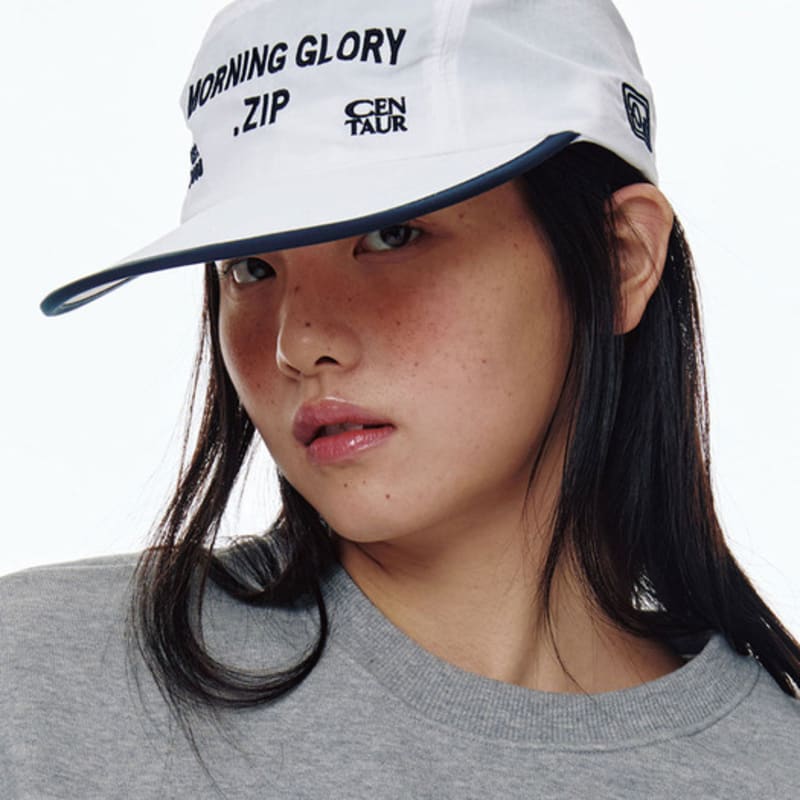 CENTAUR.KR MORNING GLORY NYLON CAMP CAP_WHITE