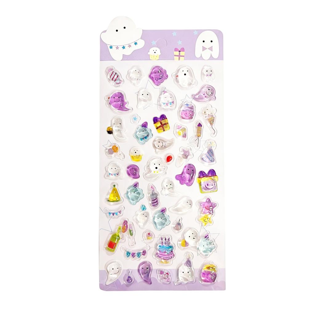 3D Three-Dimensional Sticker Children'S Creative Cartoon Glitter Crystal Sticker Fun Relief Sticker Decoration Diamond Sticker