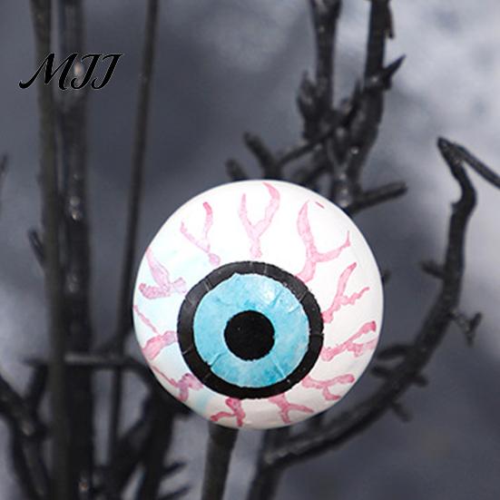 Halloween Spooky Decor Black Artificial Branches, Scary Eyeballs Picks with Bats Pine Horror Atmosphere Cones for Gothic Vase Filler,