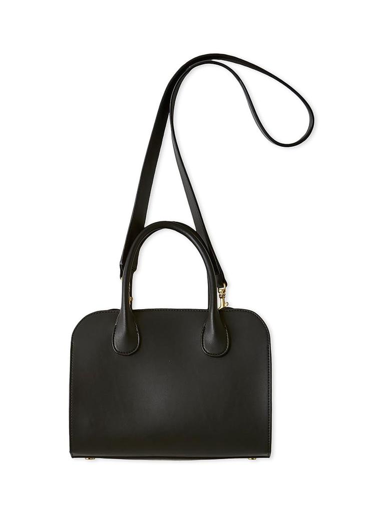 Mira Owen Drawstring Boston Shoulder Black Bag, 09WGB254502, Women's,