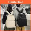 Unisex Solid Backpack Color Pu Material With Padded Straps For School And Trips