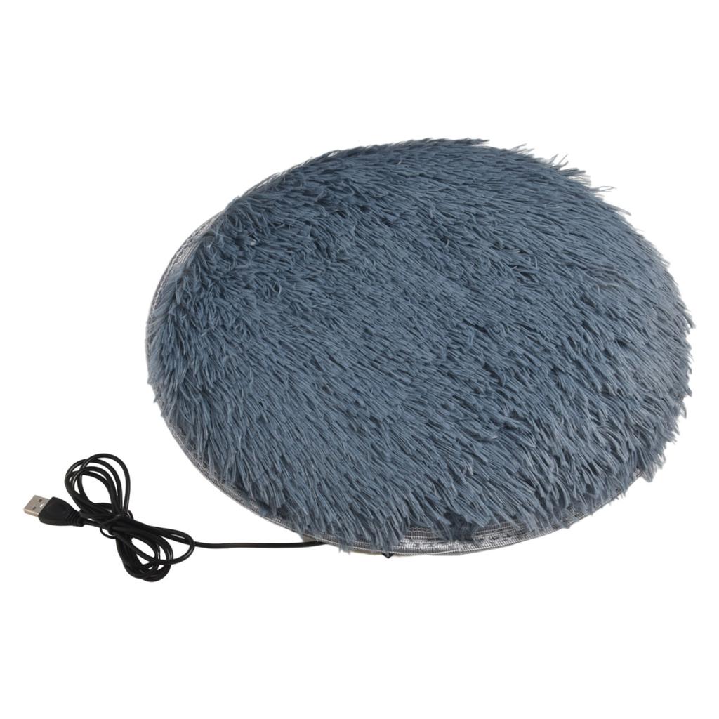 40cm Pet Cat Dog Bed Body Winter Warmer Carpet Pet Plush Electric Blanket Heated Seat Animals Bed Heater Mat Heating Pad