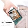 For Motorola Razr 60/Motorola Razr 50 5G Phone Case with Rotating Kickstand Stress Relief Retro Leather Back Cover