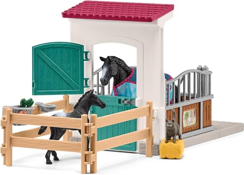 Schleich Horse Club Mini Horse Stable with Parent and Child 42611