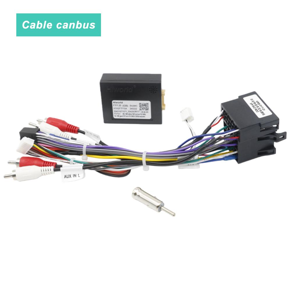 16 Pin Car Android CANBUS Wiring Harness For Fiat Doblo Punto Uno 500 Lancia Delta ISO Cable Adapter Plug and Play
