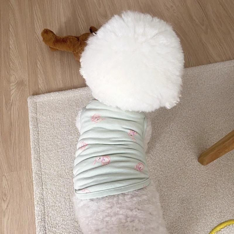 Spring and Summer Breathable Comfortable Cute Small Dog Puppy Clothing Pet Supplies Dog Clothing Pet Dog Vest Clothing