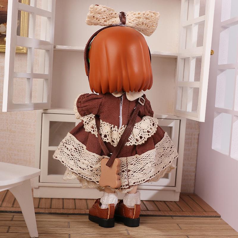 Halle Animation Ob11 Doll Coffee Candy Outfit, Fits 12-Point BJD
