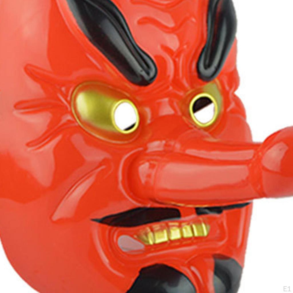 Japanese Tengu Mask Cosplay Props for Stage Performance Dressing Up Carnival
