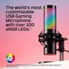 HyperX QuadCast 2 USB Condenser Microphone RGB Lighting Black for PC Mac Streamers Content Creators Gamers