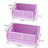 Caja plegable de plástico, caja de almacenamiento plegable, cesta, contenedor de cosméticos de utilidad, soporte de escritorio, uso doméstico, caja de almacenamiento de escritorio escolar