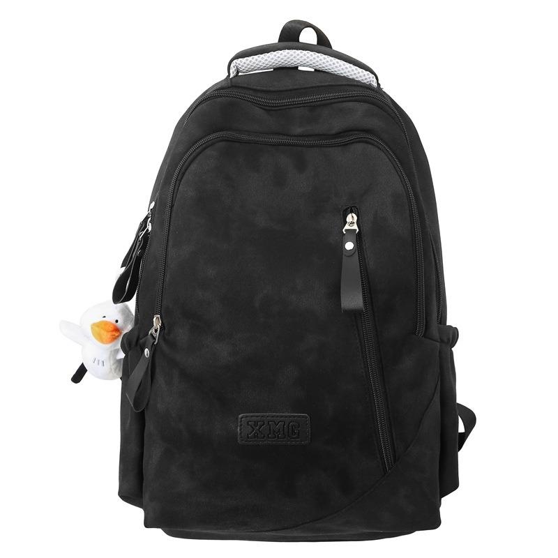 School bag new trend college student couple casual backpack style versatile youth student backpack