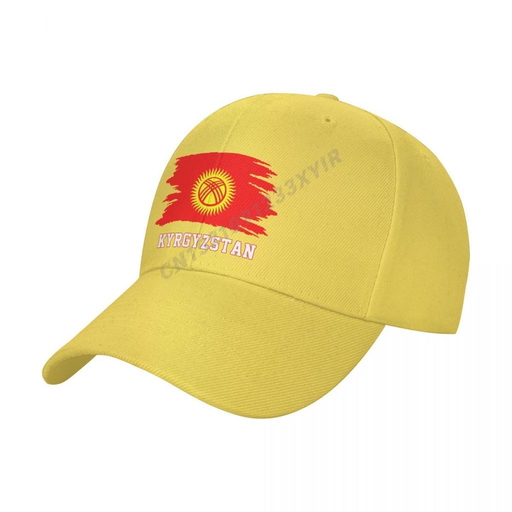 Baseballkappe Kirgisistan Flagge Cool Kirgisen Fans Wilder Sonnenschutz Schirmmütze Verstellbar Outdoor Kappen für Unisex Damen