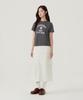 COVERNAT WOMAN Clover Graphic T-Shirt White