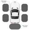 Universal Car Mesh Suction Cup Sunshade Portable Sunscreen Heat Insulation Anti-UV Sunshades Car Window Collapsible Sun Visor