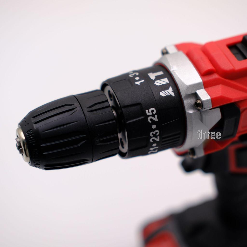 21V Multifunktionale Akku-Handbohrmaschine Set mit 24 Teilen und variabler Geschwindigkeit