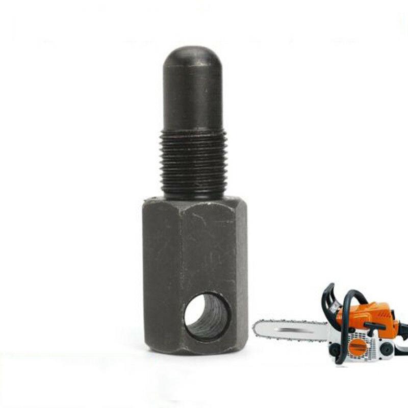 Chainsaw Piston Stop Tool for Clutch and Flywheel Removal Compatible with 2 Engines Iron Material 14mm Diameter Tread