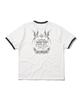 DISCUS ATHLETIC Jeebi Dabang Compilation 2024 Lineup Ringer T-Shirt Off-White