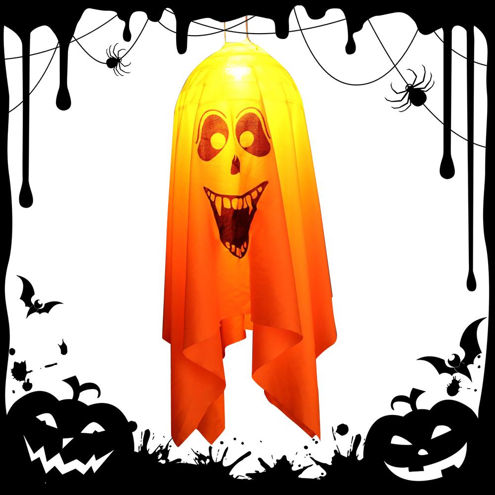 Halloween Decoration Electric Shaker Head Animatronics Pumpkin Light Up Eyes Creepy Sound for Front Garden Patio Lawn