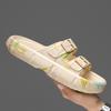 Fashion Men's Summer Outdoor Wear Anti-Slip Soft Bot Breathable Slippers Beach Sports Sandals Flat Heel EVA oe Upaded Version