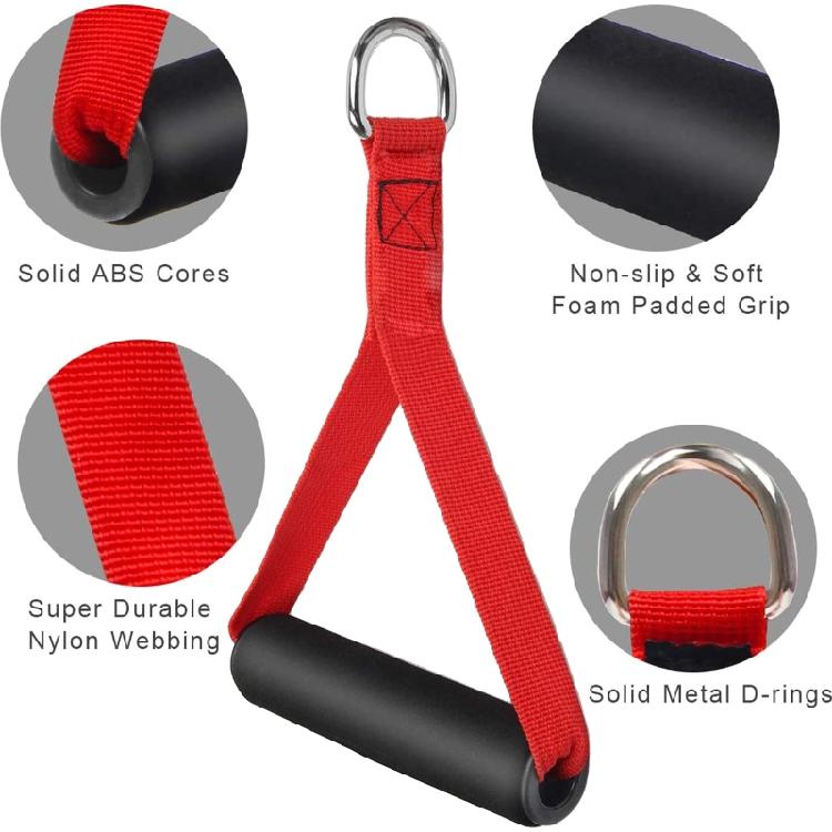 Resistance Bands Handles Comfortable Ultra Heavy Duty Foam Grips with ABS Cores