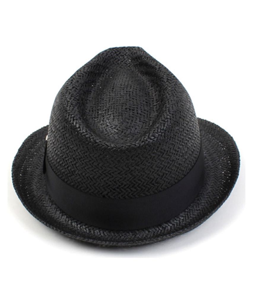 Yunibeosyeolkemiseuteuli Bu Summer Black Short Fedora