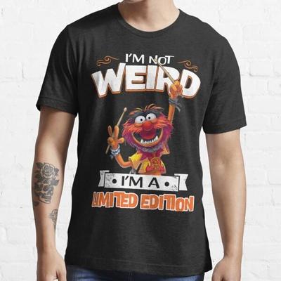 T-shirt Animal non supervisionato Muppets Divertente film movie compleanno Batterista Cartone animato