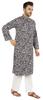 Atasi Designer Kurta For Men  s Printed Chinese Collar Summer Ethnic Party