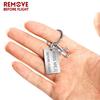Remove Before Flight Plane Keychain Kiss Me Before Flight Letter Metal Key Holder Keyrings