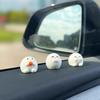 3Pcs/6Pcs Mini Cute Car Center Console Ornaments Micro Animal Screen Decoration Car Interior Accessories