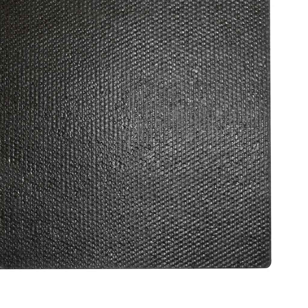 Doormat Black 80x100 cm Coir Fiber Tufted