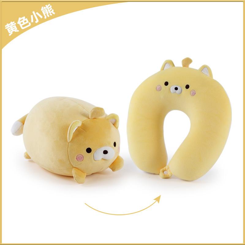 

Cartoon foam particle deformation pillow neck pillow throw pillow two-in-one dual-purpose pillow neck pillow