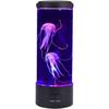 LED Jellyfish Multicoloured Lava Lamp Night Light USB Charging Round Desk, Home Decoration Toys Men Women