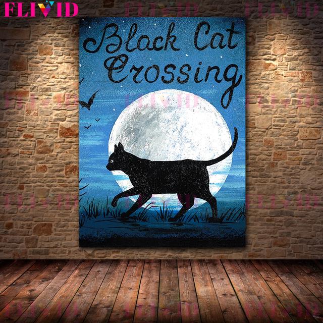 Salem Stan Autumn Witch's Party Art Decoration Oil Painting Witch's House Ghost Retro