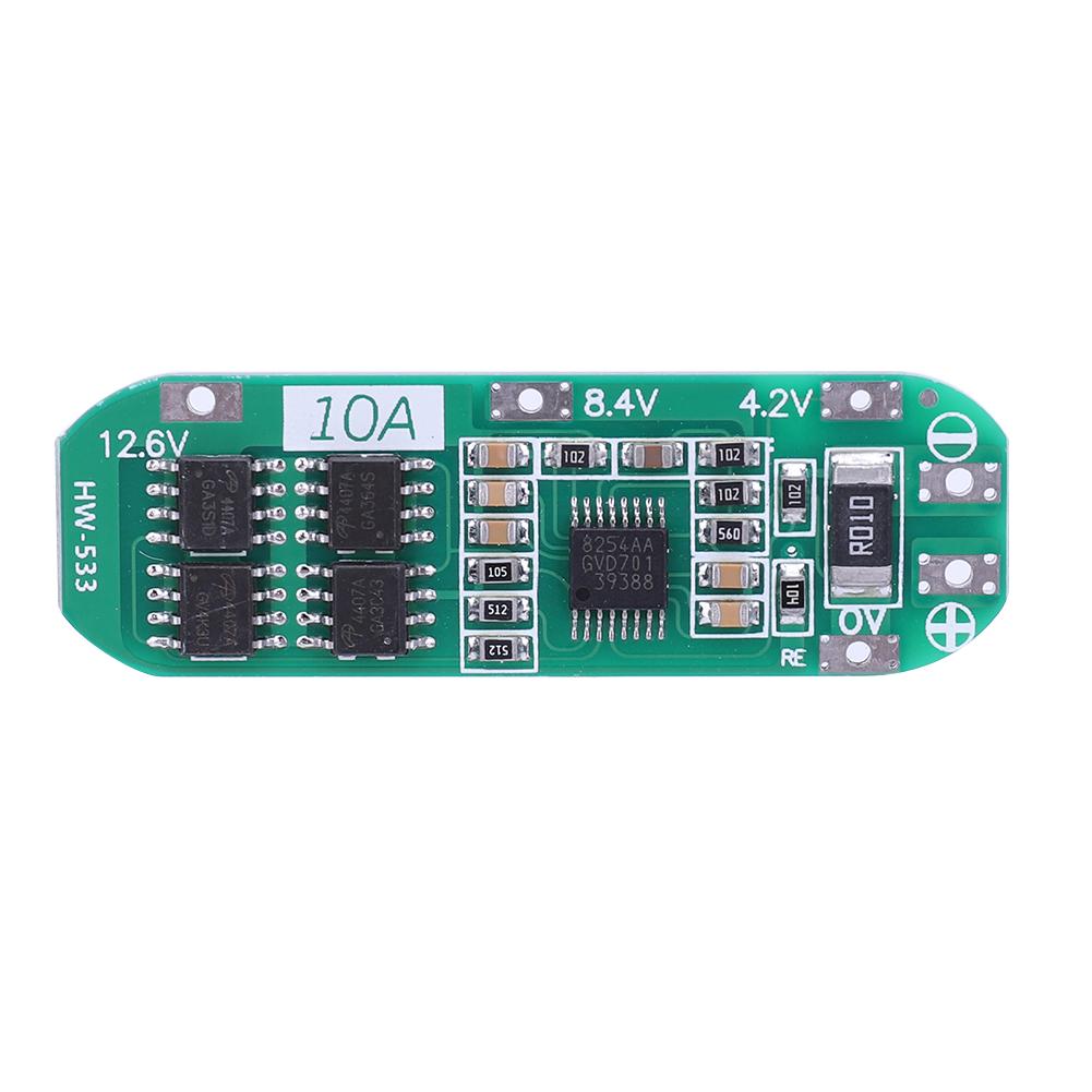 Battery Board Module 3S/4S 5A 10A 20A 25A 40A 60A Li-ion Lithium Ion Battery Charger Protection Board 18650 BMS for Drill Motor
