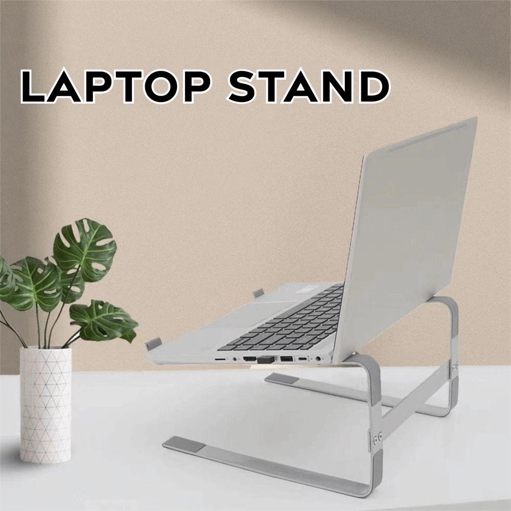 Ventilated Notebook Riser Double Layer Computer Stand Sturdy Laptop Holder  Space Saving