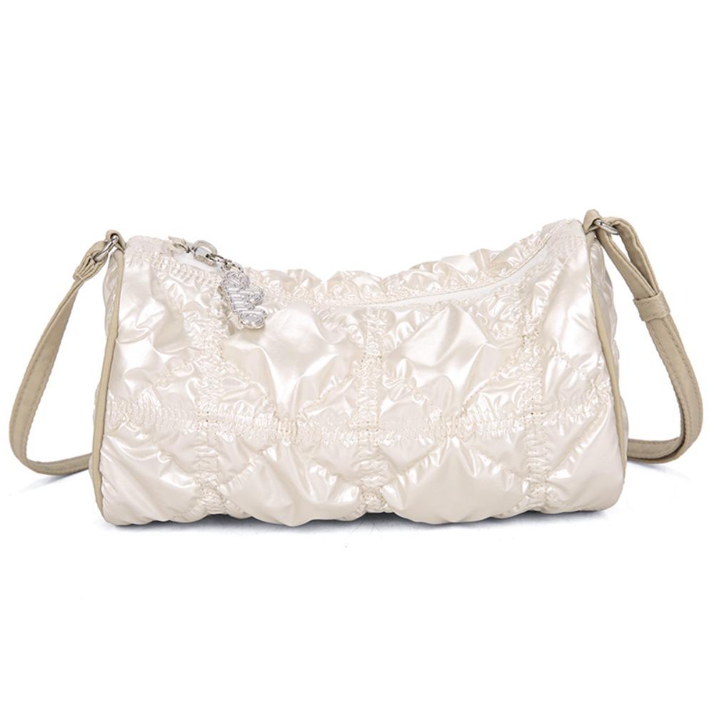 

Handbag Nylon Shoulder Bag Korean Style Bubble Cloud Bag Rhombus Pleated Crossbody Bag Lady Style 4