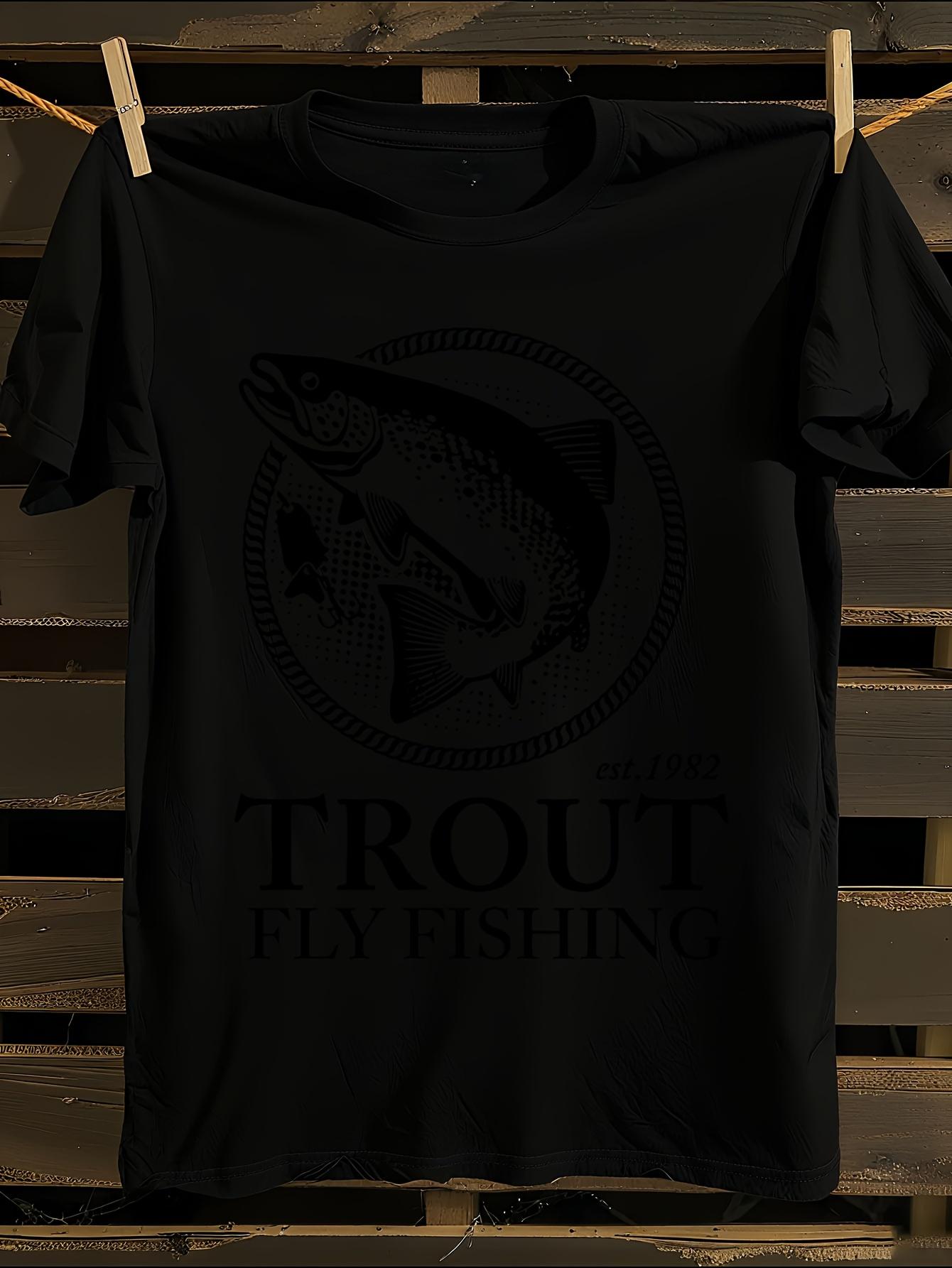 Vintage 1922 Trout Fly Fishing T-shirt XXL
