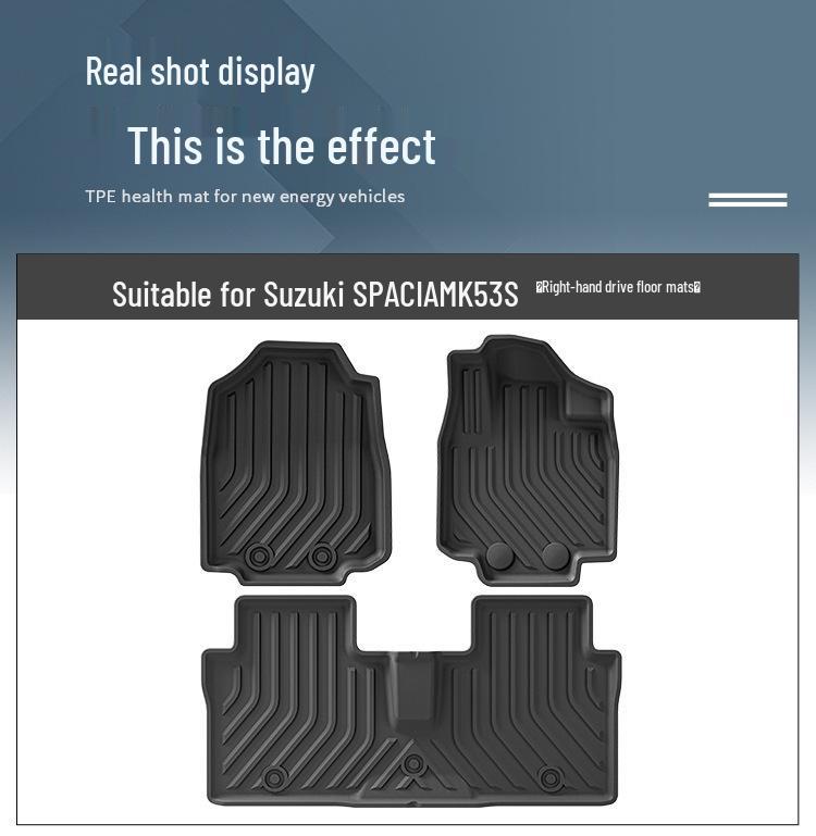 Full Coverage TPE Floor Mats for 2022 Suzuki Spacia (RHD)
