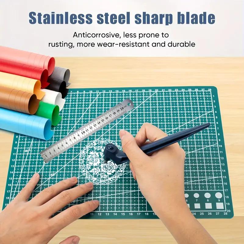 360° Rotating Carving Knife Simple Handbook Paper Cutting Carving Knife Office Cutting Tool DIY Utility Knife
