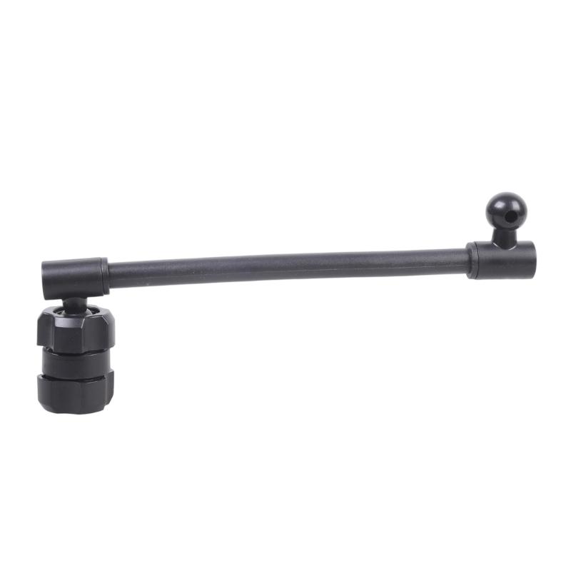 Adjustable 20cm Z Shape Extension Rod With Double 17mm Ball Joints For Tablet Vehicle Flexible Device Mounting Positions