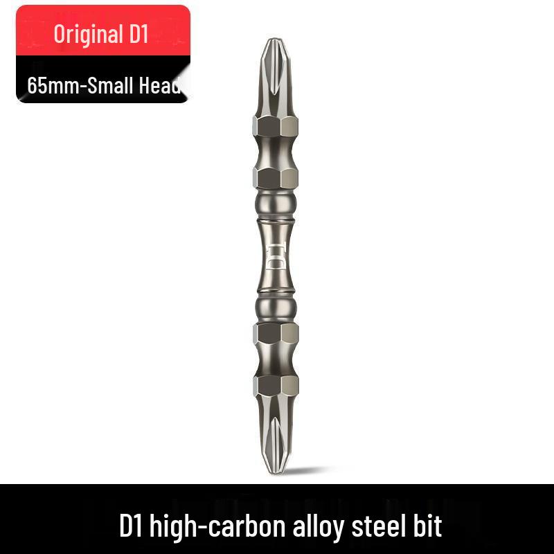 Hochharter Kreuzschlitz-Elektroschrauberbit: Legierter Stahl, Rutschfest, Stark magnetisch.