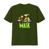 NUOVA RARA THE MASK FILM JIM CARREY 1994 VINTAGE Maglietta vintage Lavata streetwear Top elasticizzato Per l'uso quotidiano Leggermente