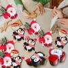 Tarjetas de Papel para Piruletas de Navidad Papá Noel Dulces Recuerdos de Fiesta Tarjetas de Felicitación Paquete de Soporte para Piruletas para Niños Decoración de Fiesta de Año Nuevo