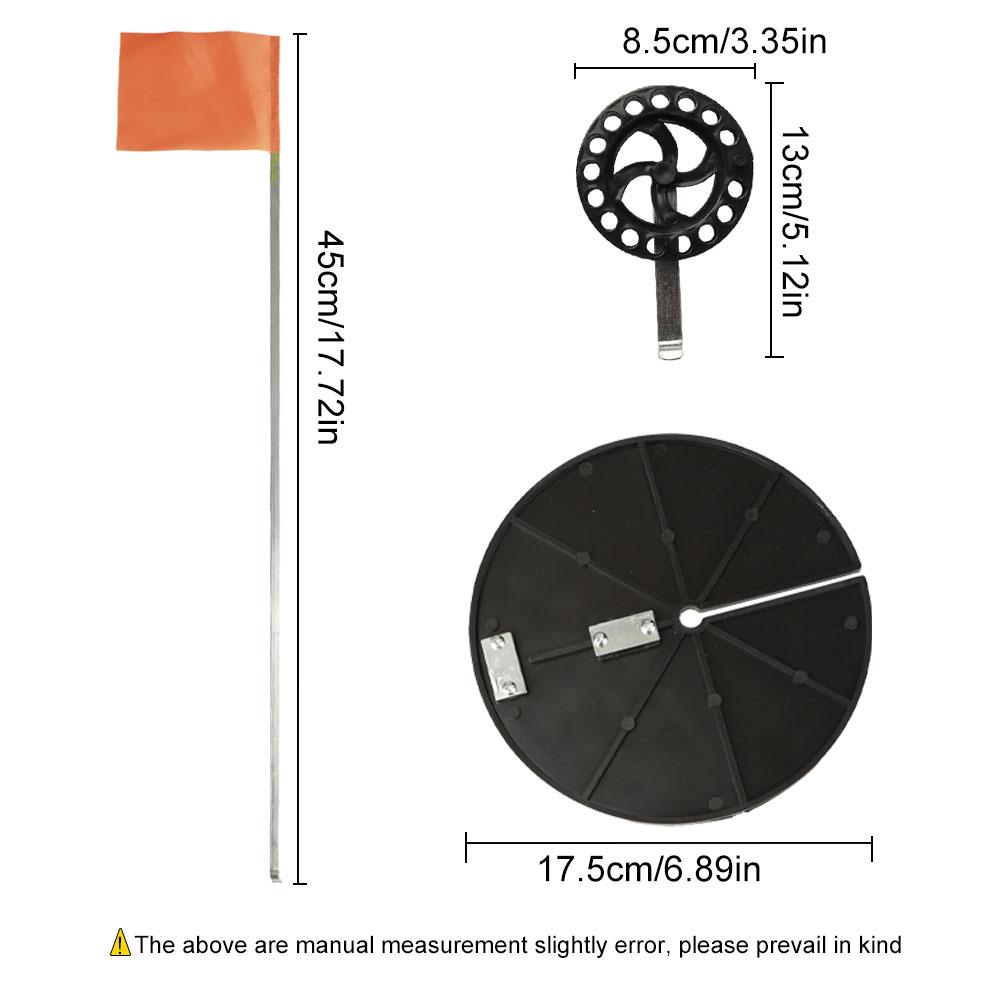 FTK Tip Up Winter Ice Fishing Rod Convenient Braking System Ice Fishing Supply Fishing Accessories for Outdoor