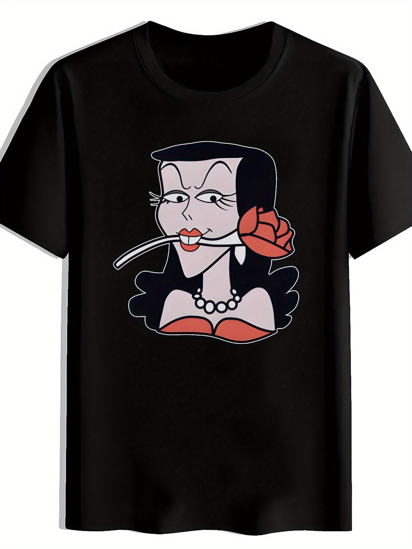 T-shirt Retro Rock Band Graphic - Short Sleeve M