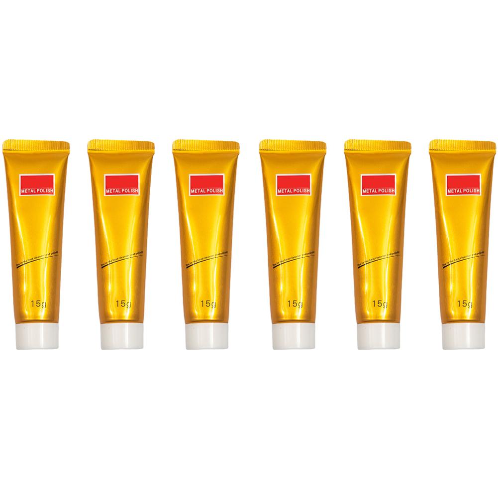 3pcs/6pcs 15g Metal Polishing Cream Set Multifunctional Cleaning Cream Metal Rust Remover Polishing Cleaning Tools