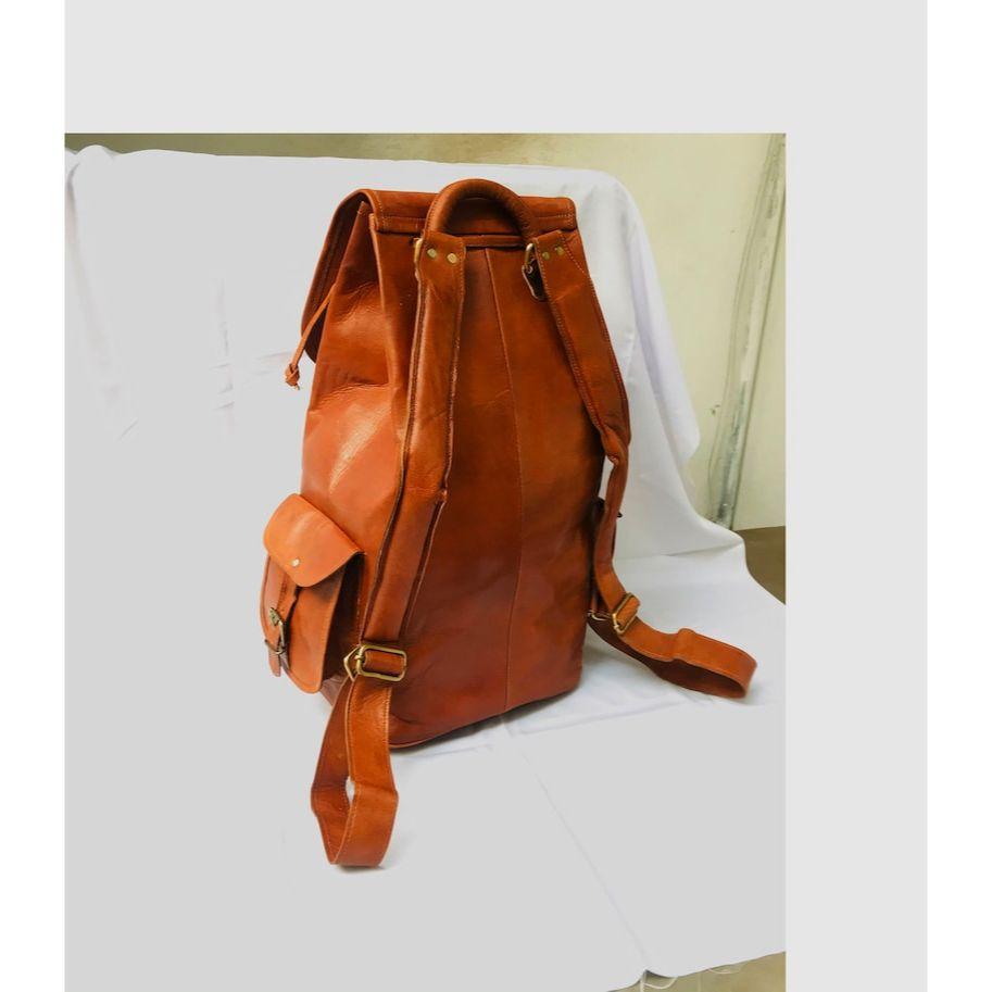 20" personalisierter handgemachter Lederrucksack, Vintage Brauner Rucksack, Damenrucksack, Laptoprucksack, Reiserucksack, umwandelbare Ledertasche